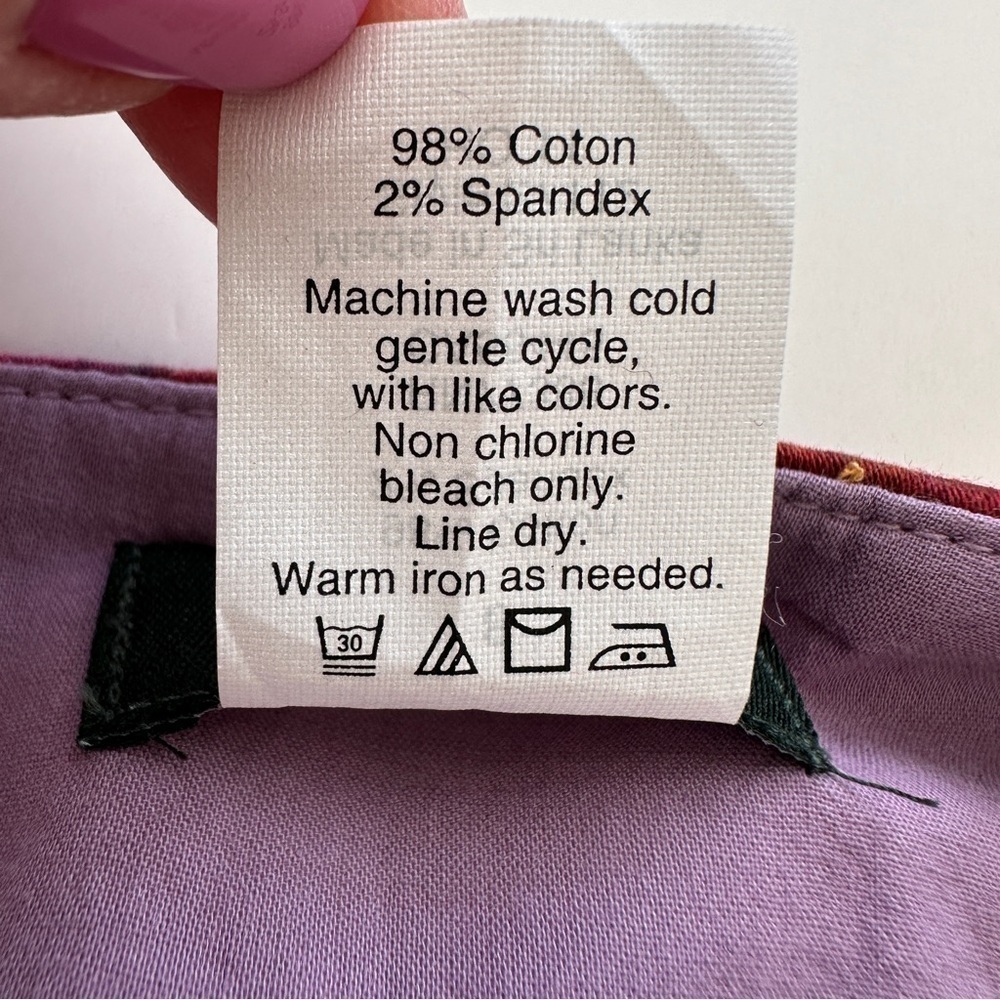 J. Crew mini skirt in a stretch cotton blend, unlined, watercolour print - Picture 9 of 9
